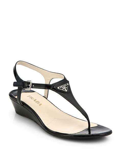 prada thong wedges